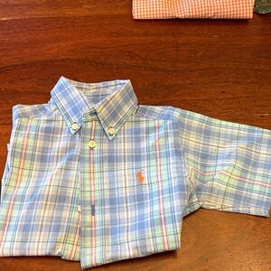 Ralph Lauren Multicolor Plaid Kids Shirt